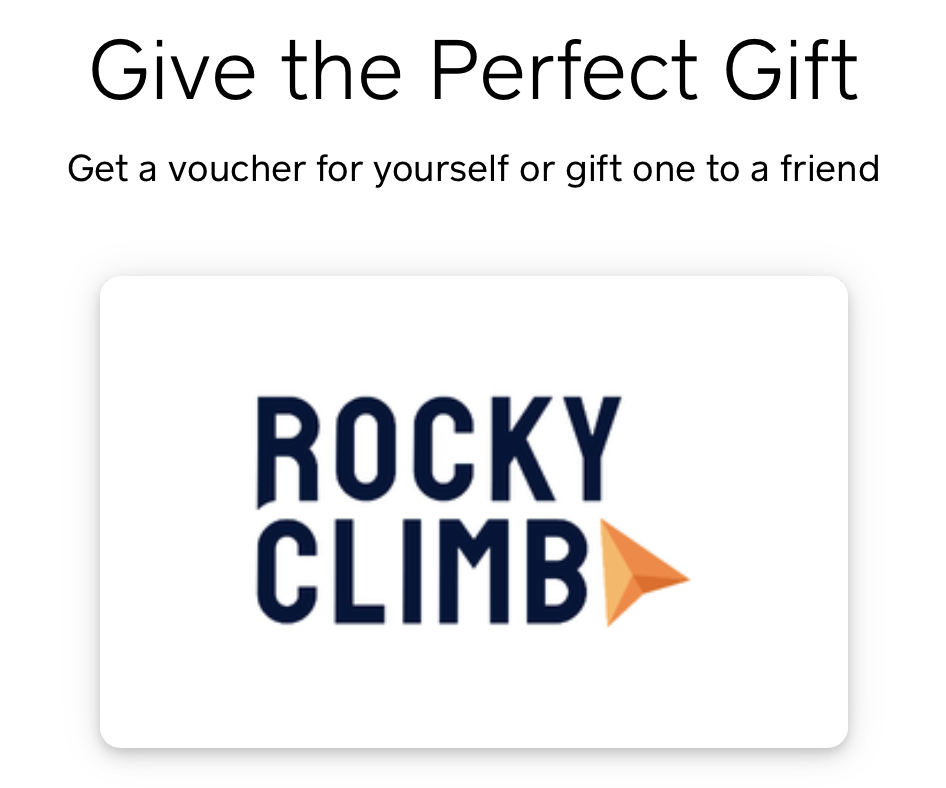 Rocky Climb Gift Card